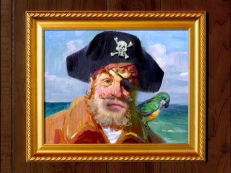 spongebob pirate painting|spongebob pirate painting name.